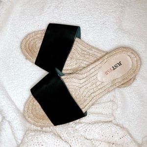 JUSTFAB PLATFORM SANDALS